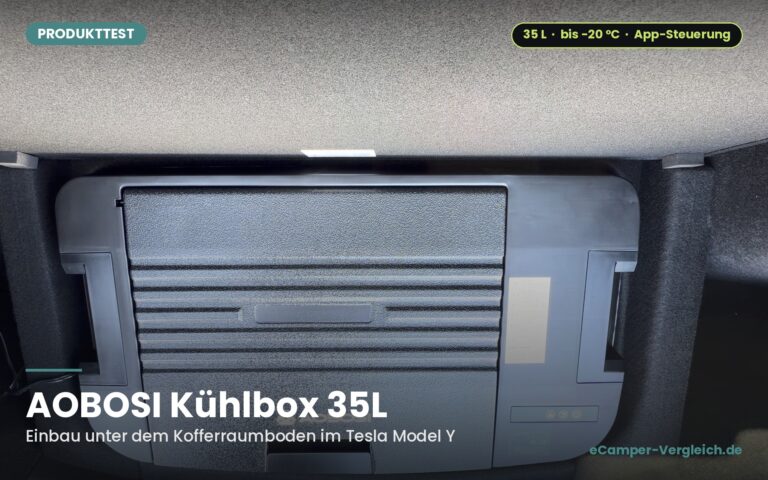 AAOBOSI Kühlbox für Tesla Model Y – Test 2026